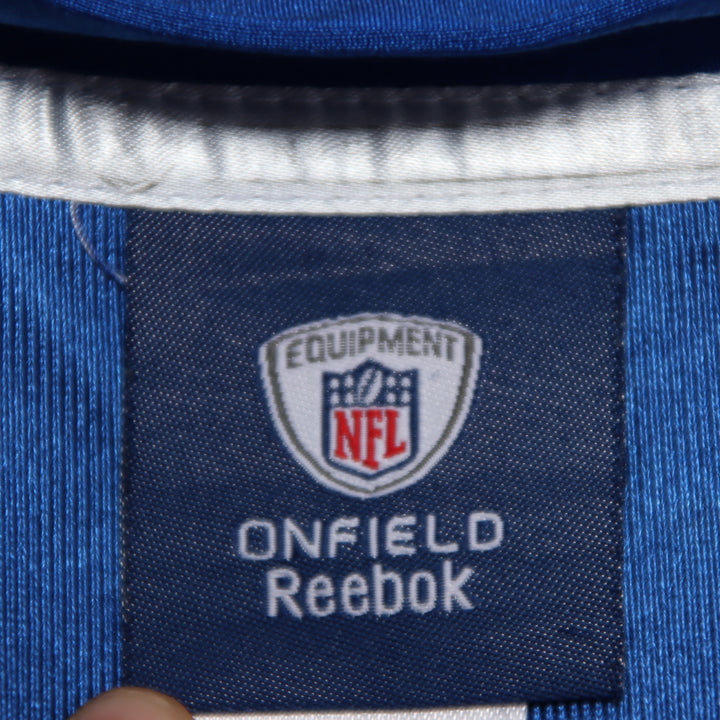 Reebok NFL New York Giants Maglia da Football Blu Taglia 48 Uomo