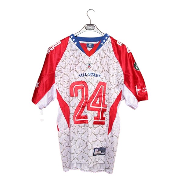 Reebok All-Star game maglia da footoball bianca e rossa taglia 48 uomo