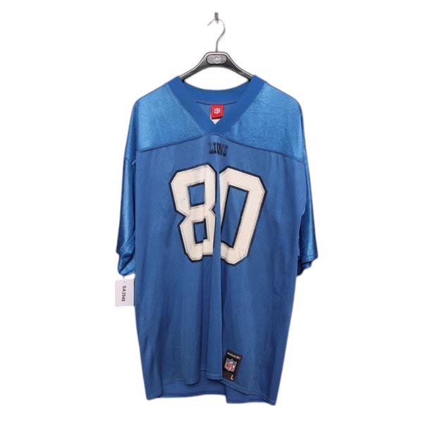 Reebok NFL Detroit Lions maglia da football vintage blu taglia L unisex