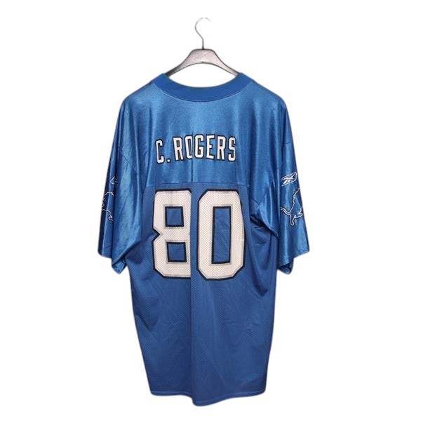Reebok NFL Detroit Lions maglia da football vintage blu taglia L unisex