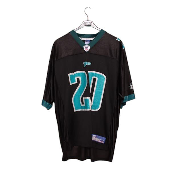 Reebok Philadelphia Eagles maglia da footoball nero e verde taglia L uomo made in Korea