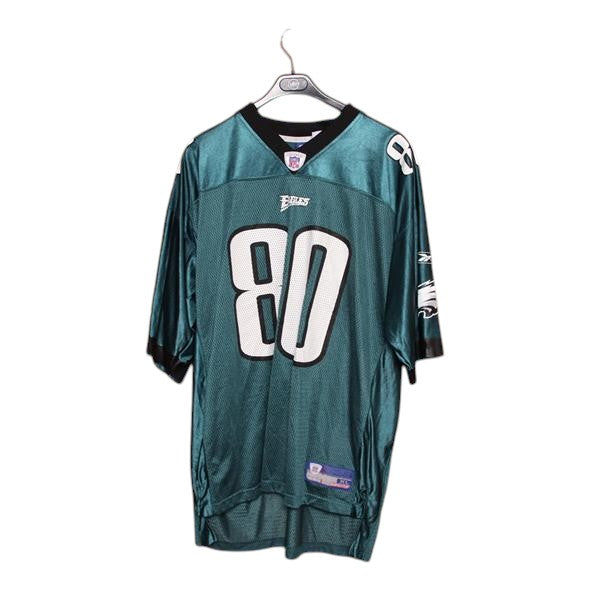 Reebok Philadelphia Eagles maglia da footoball verde taglia XL uomo made in Korea