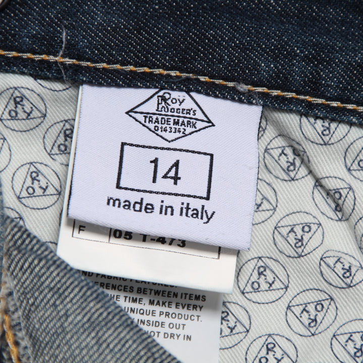 Roy Roger's Steve Bermuda di Jeans Denim Taglia 14 Bambino