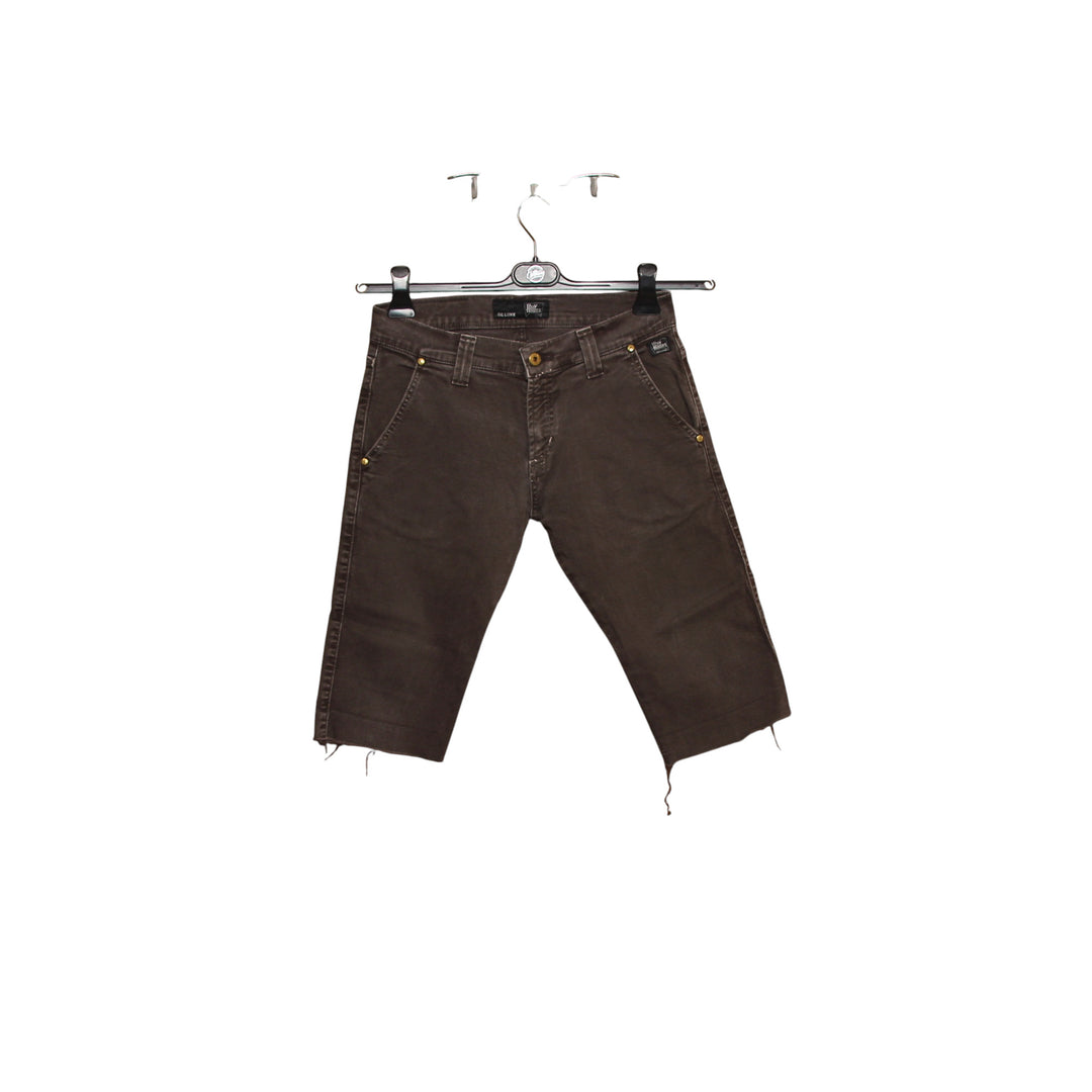 Roy Roger's Deluxe Bermuda di Jeans Nero W31 Uomo