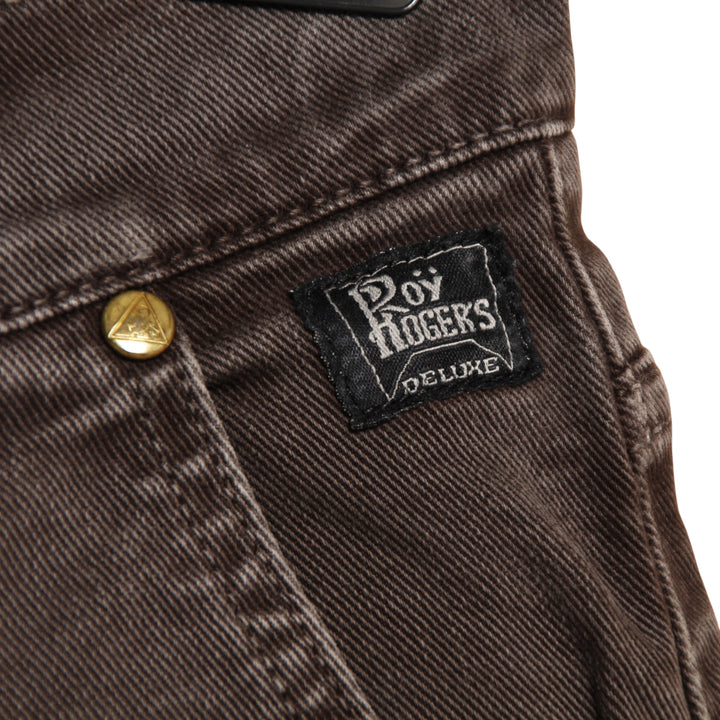 Roy Roger's Deluxe Bermuda di Jeans Nero W31 Uomo