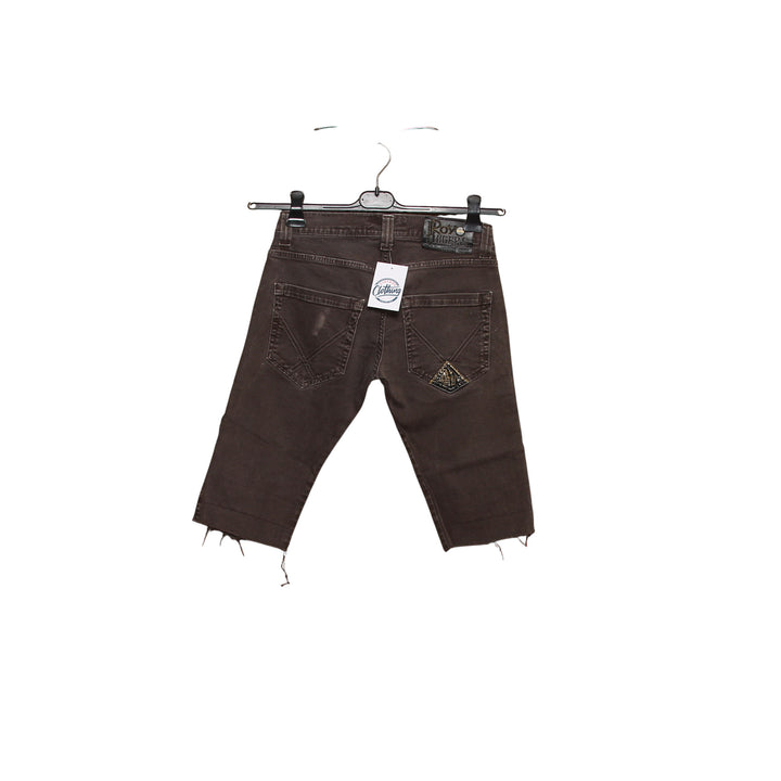 Roy Roger's Deluxe Bermuda di Jeans Nero W31 Uomo
