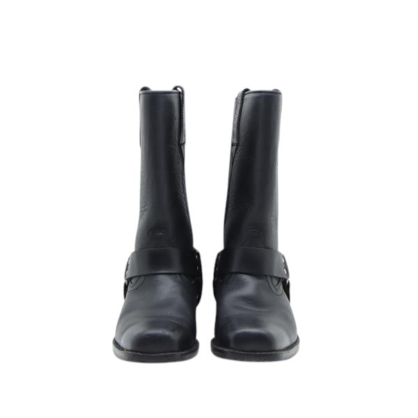 Saluro stivali frye nero in pelle donna
