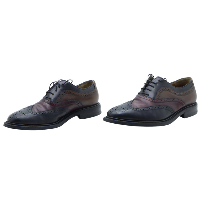Salvatore Ferragamo Scarpa Classica Marrone e Nero EU 41 Uomo