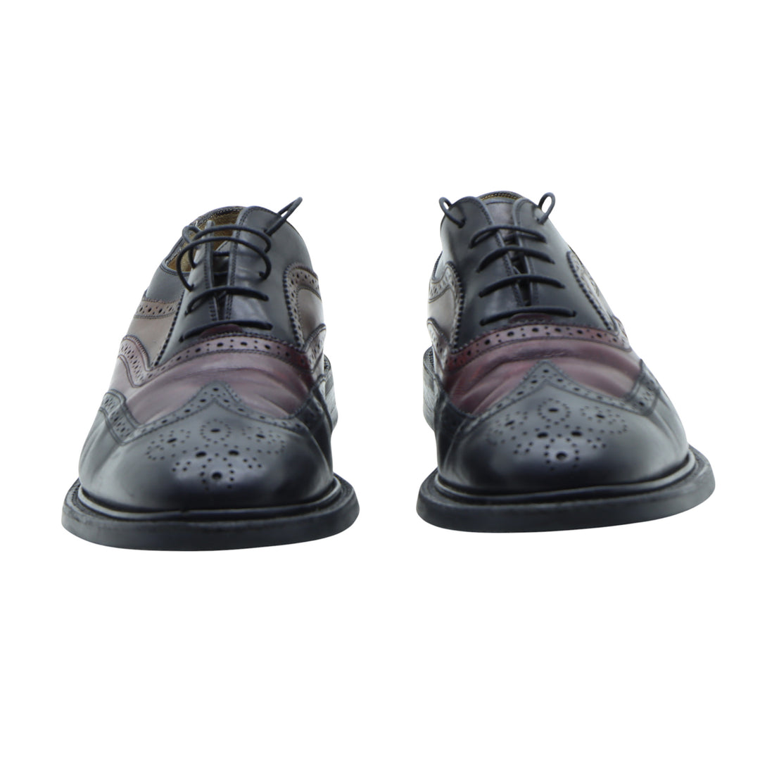 Salvatore Ferragamo Scarpa Classica Marrone e Nero EU 41 Uomo