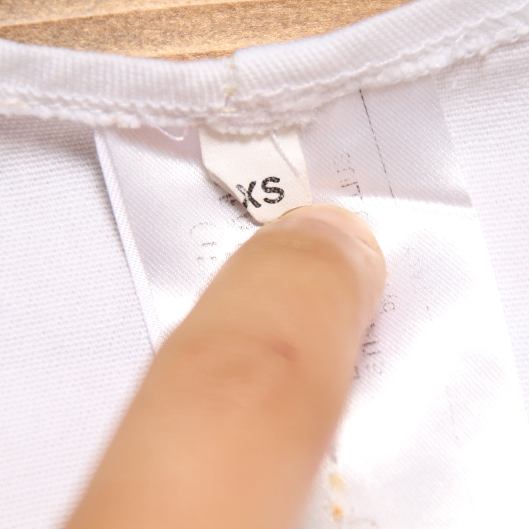 Sed Etiam Crop Top Bianca Taglia XS Donna Deadstock w/Tags