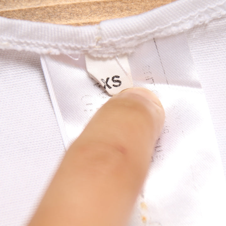 Sed Etiam Crop Top Bianca Taglia XS Donna Deadstock w/Tags