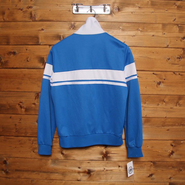 Sergio Tacchini McEnroe 1984 Track Top Vintage Blu e Bianco Taglia 46 Uomo