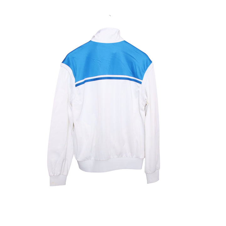 Sergio Tacchini Track Top Vintage Bianco e Blu Taglia 50 Uomo