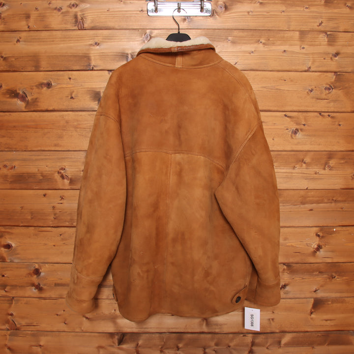 Shearling Montone Vintage Beige Taglia 56 Uomo