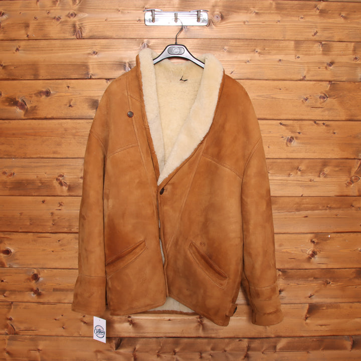 Shearling Montone Vintage Beige Taglia 56 Uomo