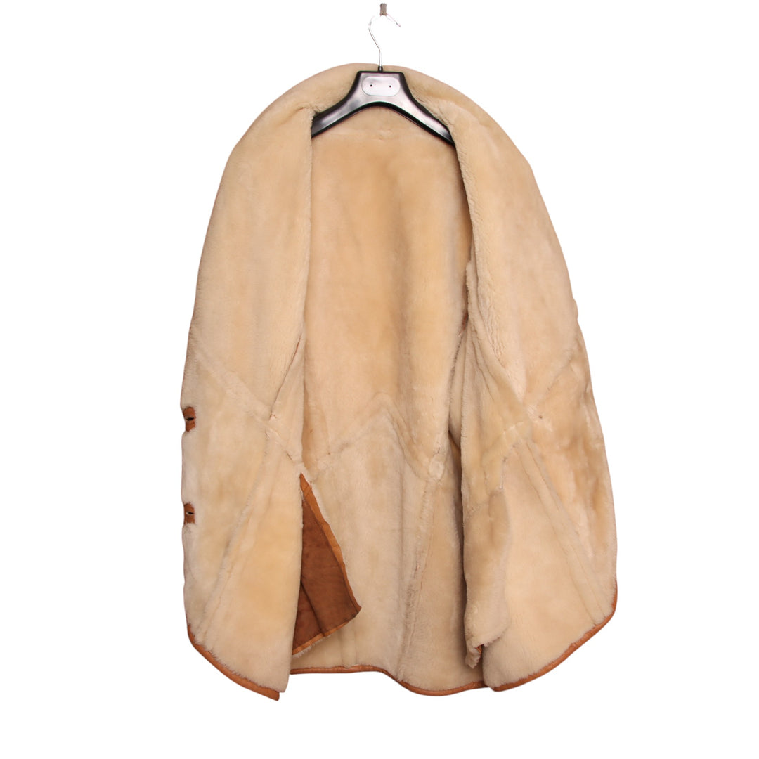 Shearling montone vintage marrone taglia 40 unisex