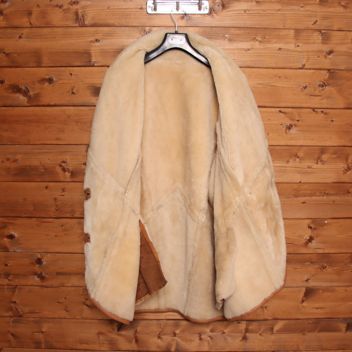 Shearling montone vintage marrone taglia 40 unisex
