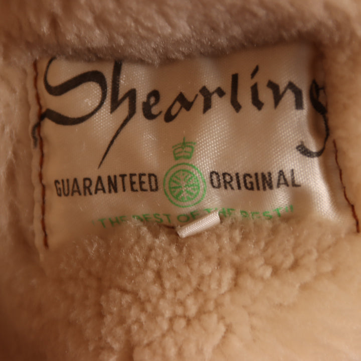 Shearling montone vintage marrone taglia 40 unisex