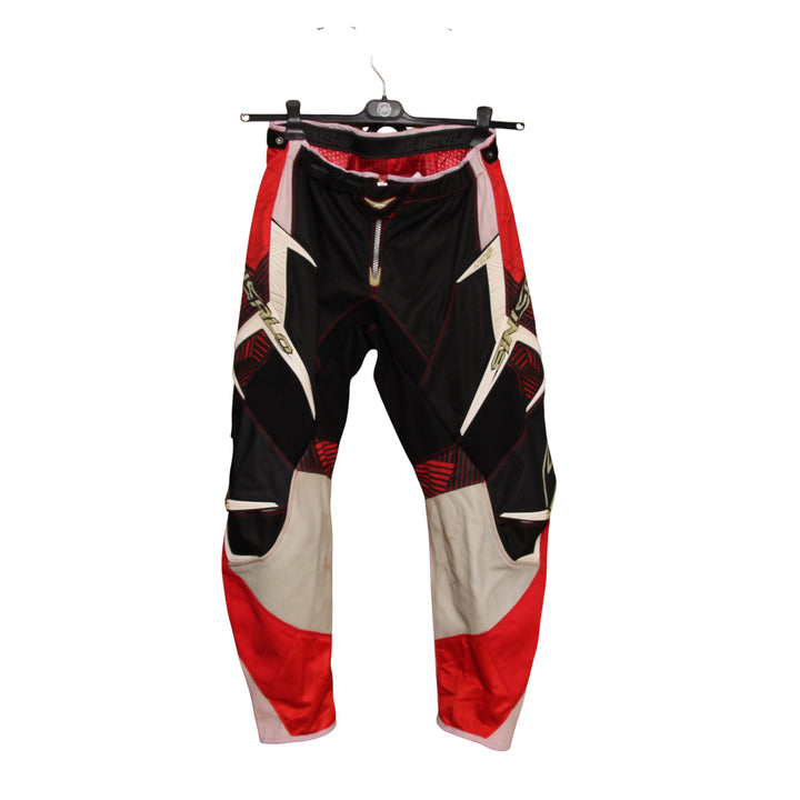 Sinisalo Pantalone da Moto Nero e Rosso Taglia 48 Uomo