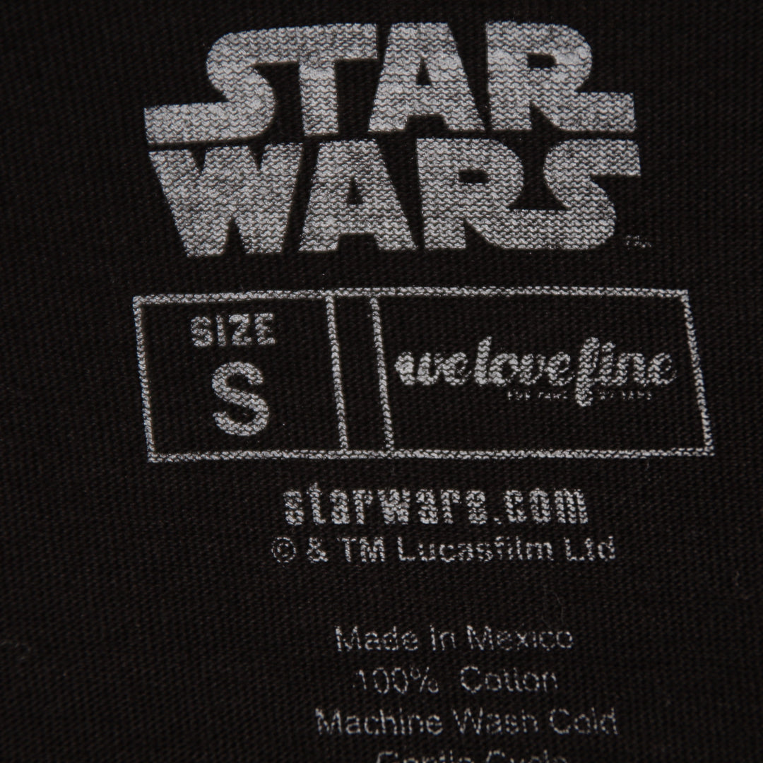 Star Wars T-Shirt Nera Taglia S Unisex