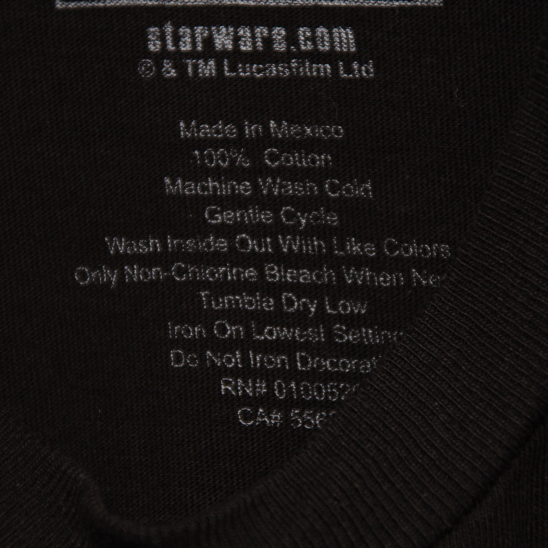Star Wars T-Shirt Nera Taglia S Unisex