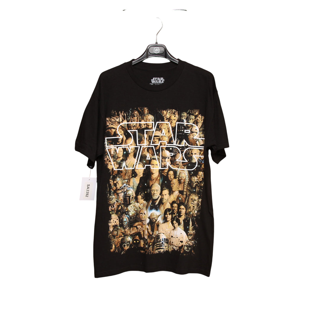 Star Wars T-Shirt Nera Taglia M Unisex