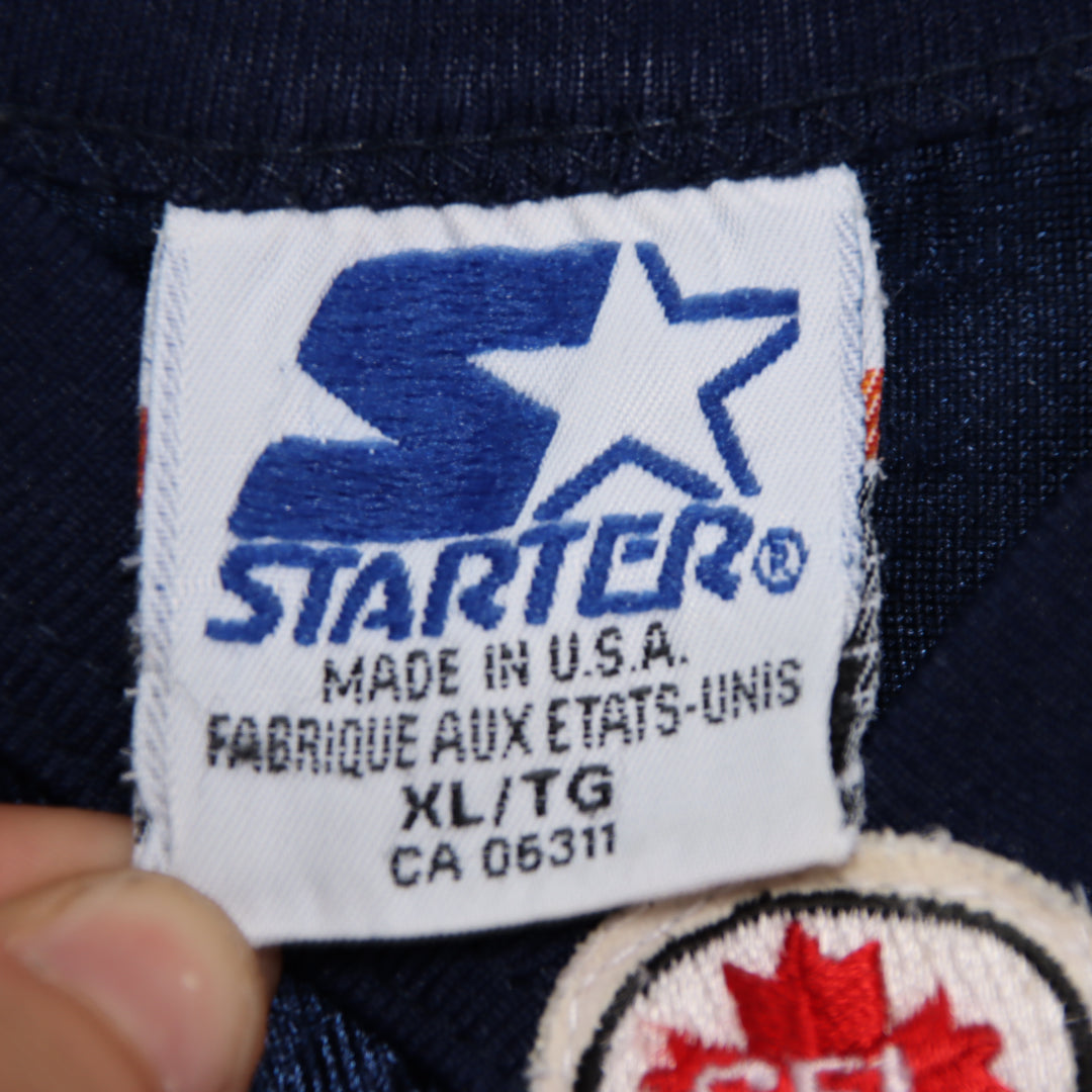 Starter CFL Toronto Argonauts Maglia da Football Blu Taglia XL Uomo Made in USA