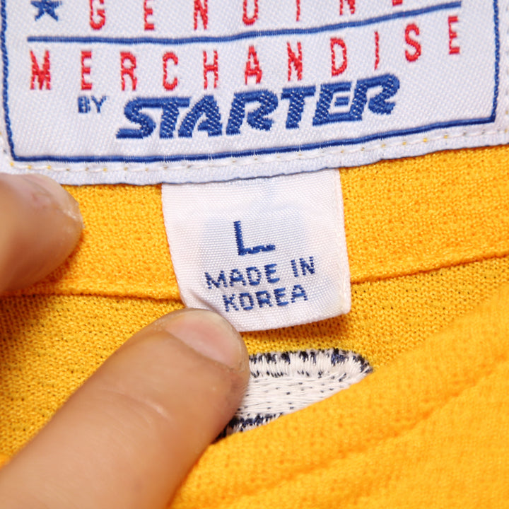 Starter Maglia da Baseball Blu e Gialla Taglia L Uomo Made in Korea