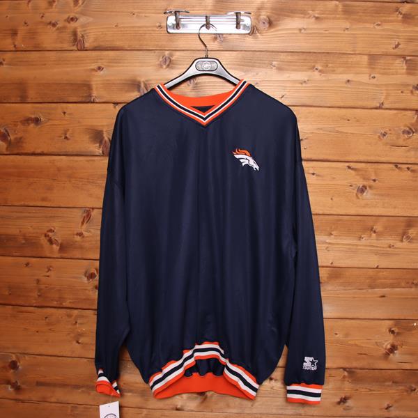 Starter NFL Denver Broncos felpa blu taglia XL uomo