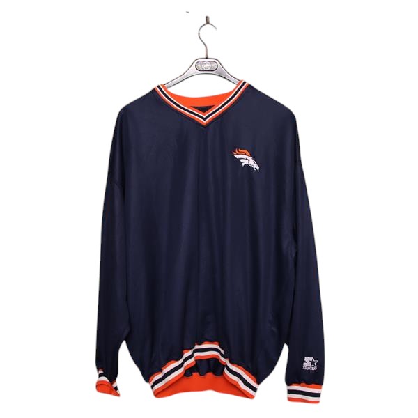 Starter NFL Denver Broncos felpa blu taglia XL uomo