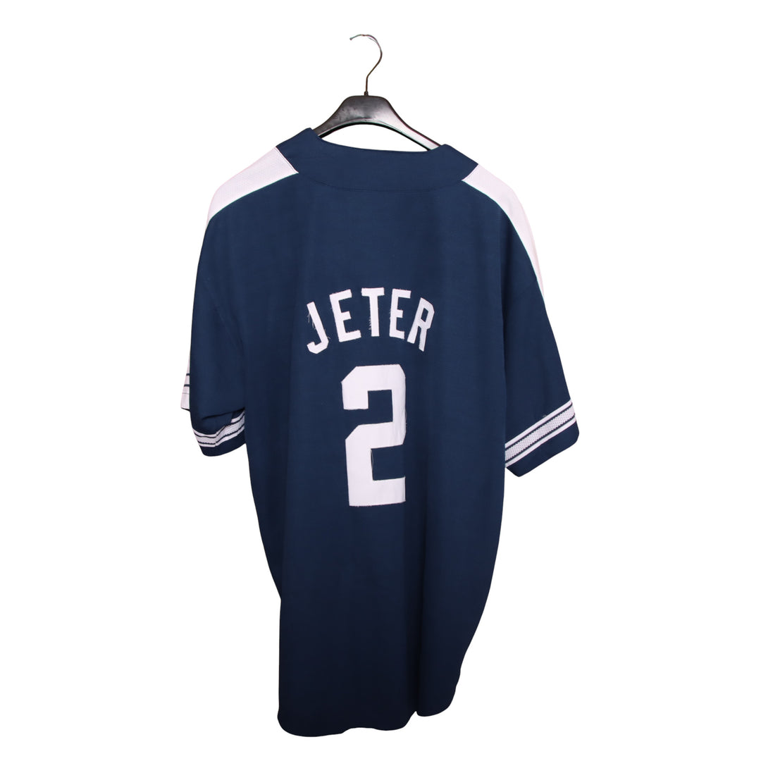 Starter New York Yankees Maglia da Baseball Blu Taglia 2XL Uomo Made in Korea
