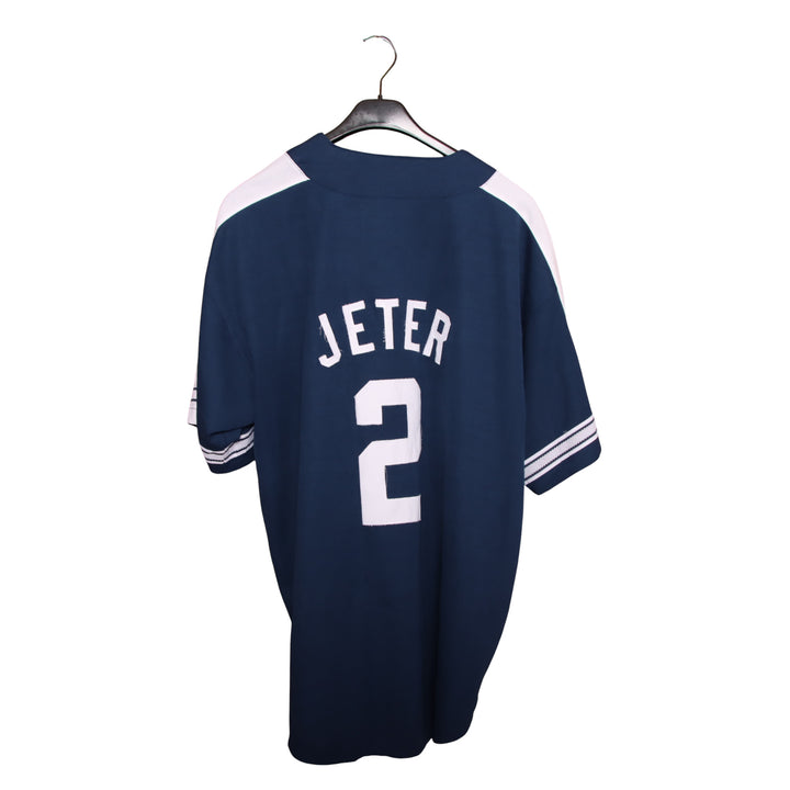 Starter New York Yankees Maglia da Baseball Blu Taglia 2XL Uomo Made in Korea