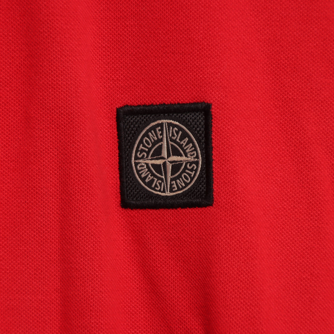 Stone Island Slim Fit polo rossa taglia M uomo