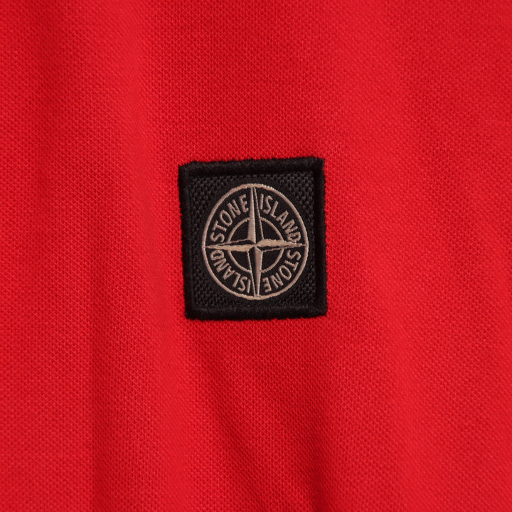 Stone Island Slim Fit polo rossa taglia M uomo