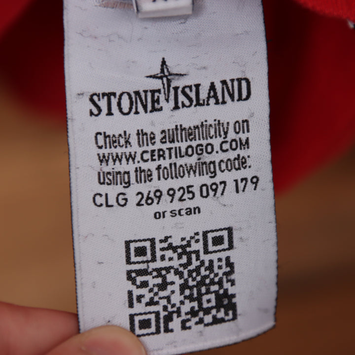 Stone Island Slim Fit polo rossa taglia M uomo