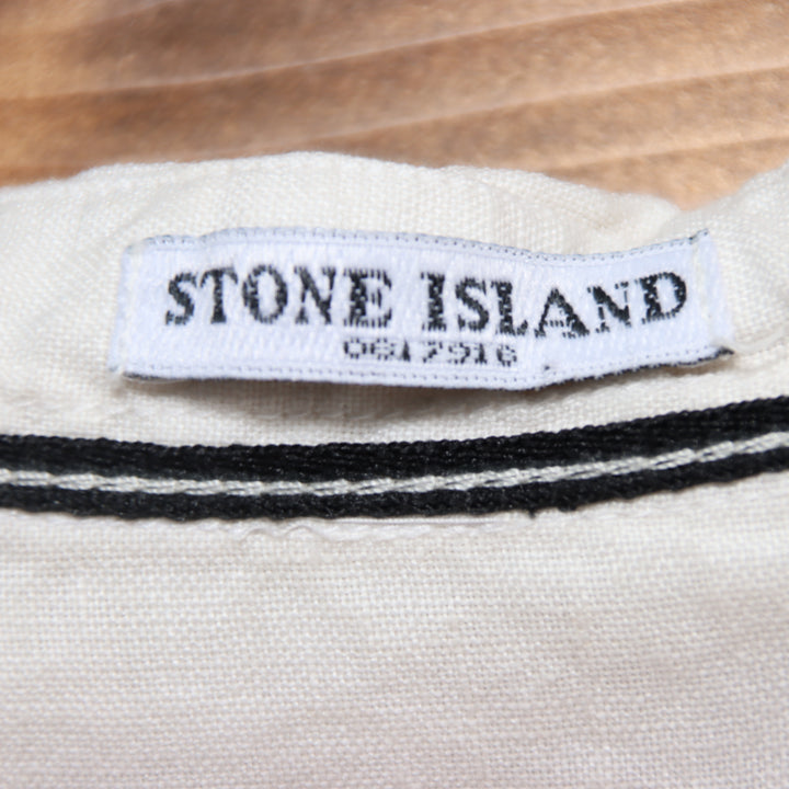 Stone Island camicia panna taglia L uomo