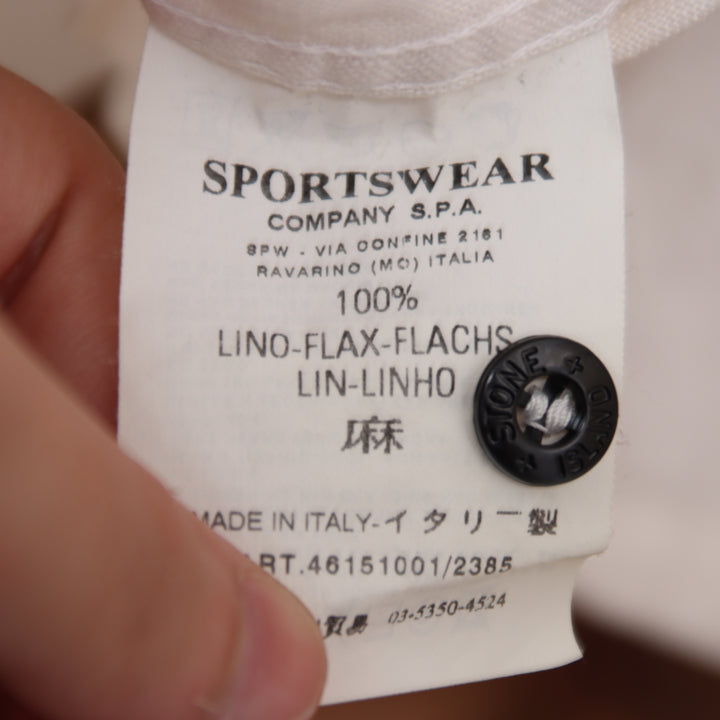 Stone Island camicia panna taglia L uomo