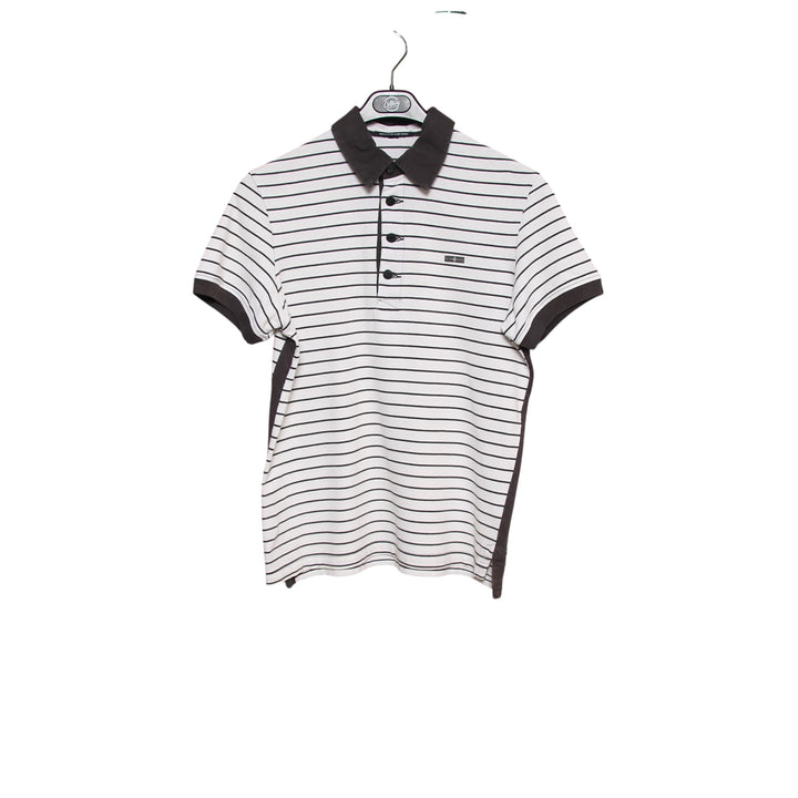 Stone Island Polo Bianco e Grigio Unisex