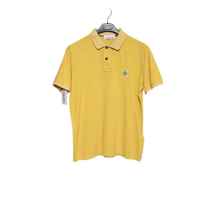 Stone Island Polo Giallo Taglia L Uomo