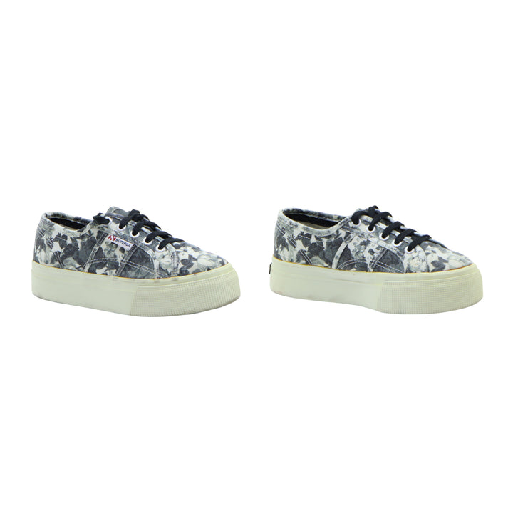 Superga Platform Sneakers Nera Numero 36 Donna