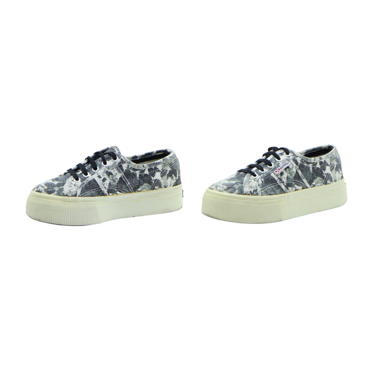 Superga Platform Sneakers Nera Numero 36 Donna