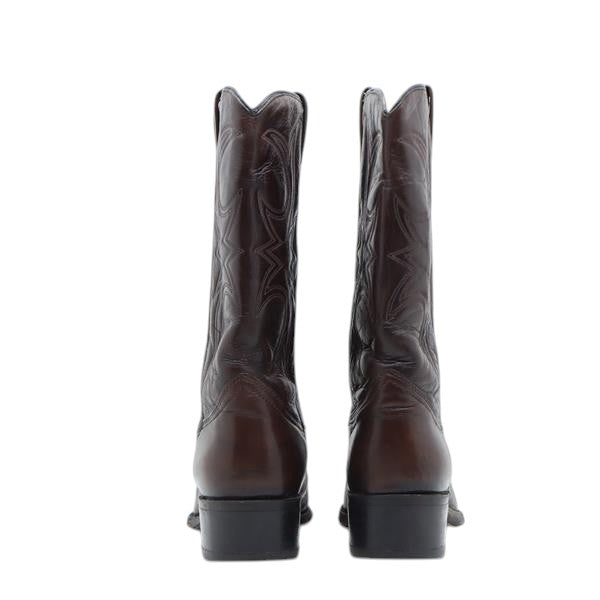 Texas stivale cowboy marrone in camoscio numero 41 uomo made in USA