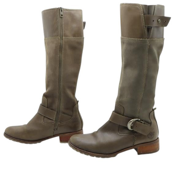 Timberland 20666 stivale marrone in pelle e camoscio numero 39 donna