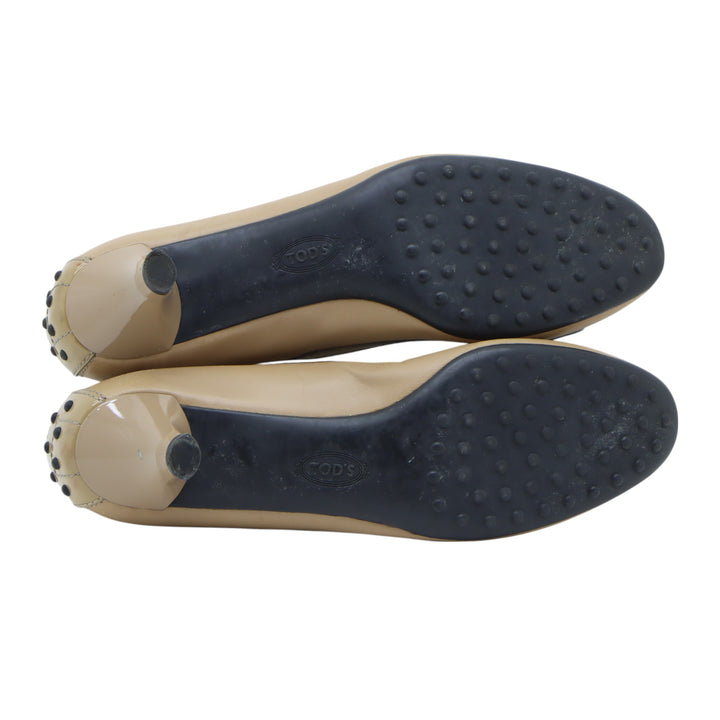 Tod's Decolleté in Pelle Tortora EU 39.5 Donna