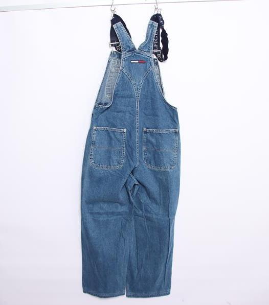Tommy Hilfiger Salopette di jeans denim taglia M uomo