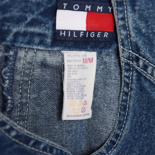 Tommy Hilfiger Salopette di jeans denim taglia M uomo