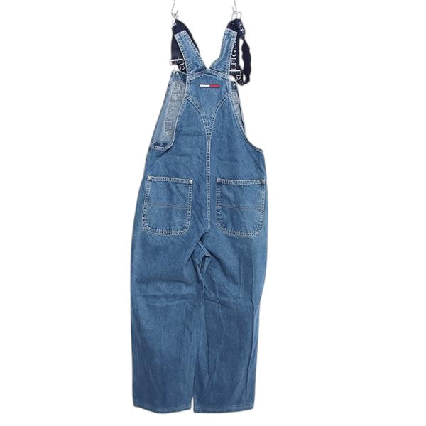 Tommy Hilfiger Salopette di jeans denim taglia M uomo