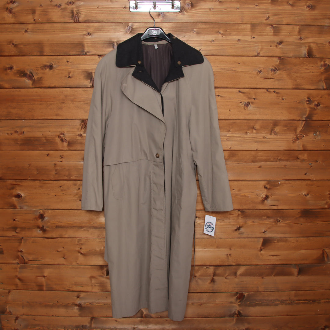 Trench Monopetto Vintage Grigio Taglia 44 Uomo