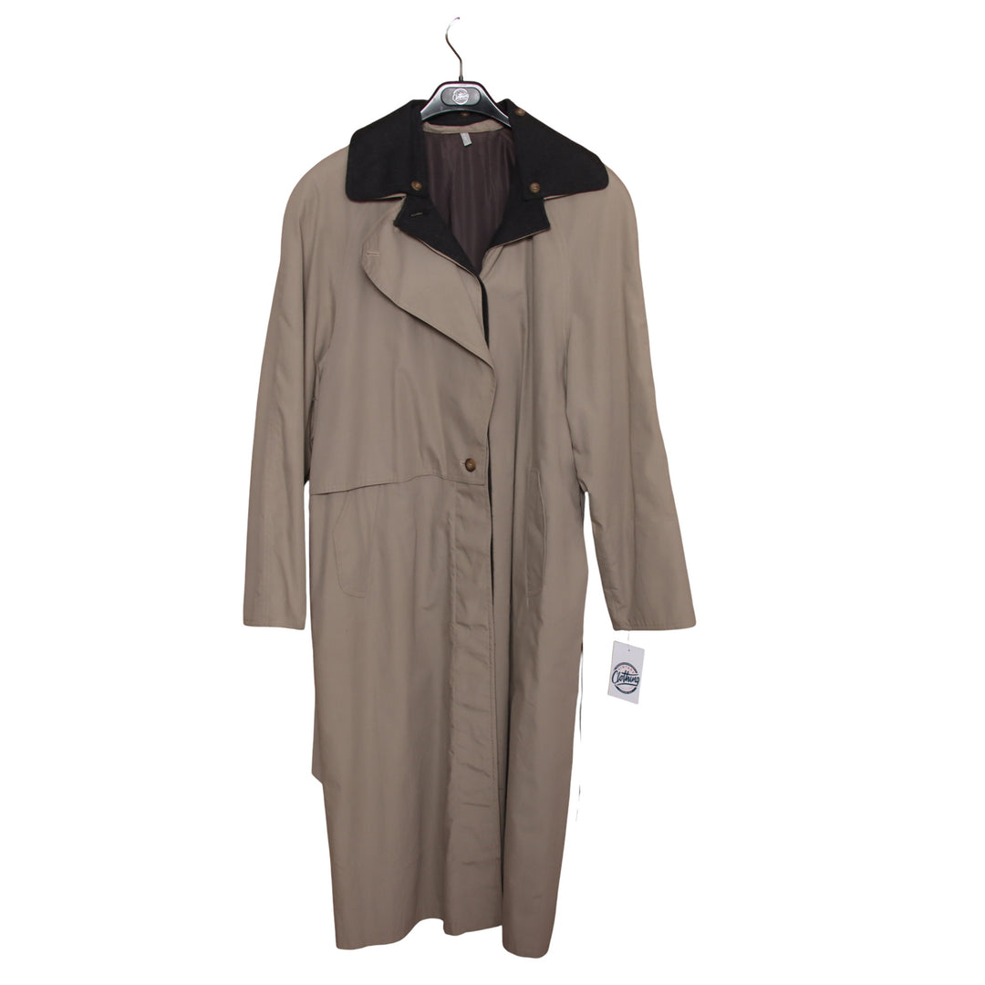 Trench Monopetto Vintage Grigio Taglia 44 Uomo