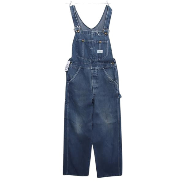 Trudwear salopette di jeans denim W30 L30 unisex made in USA